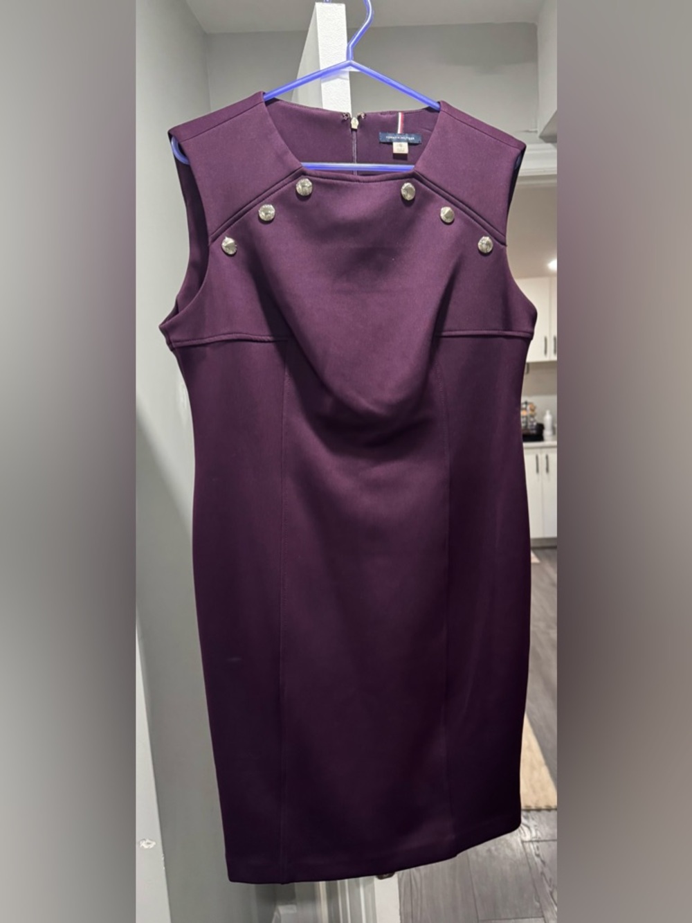 Tommy Hilfiger formal dress with embroidered buttons